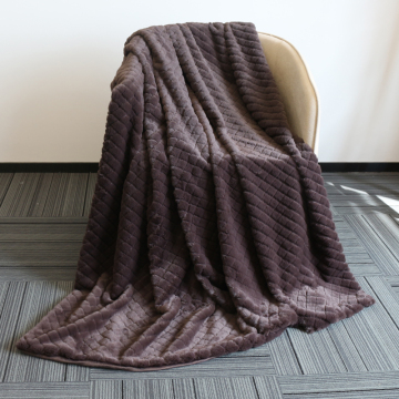 Comfortable Double Sided Plush Rex Rabbit Fur Blanket
