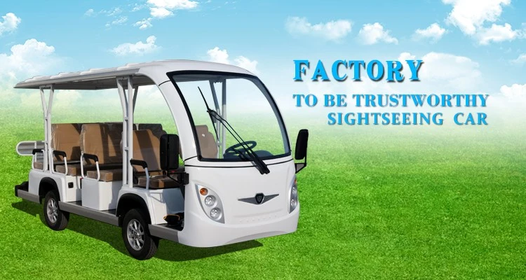 New Design 8 Seats Electric Vehicle Sightseeing Cars for Resort