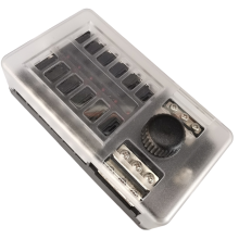 12 Way Waterproof Fuse Panel with LED