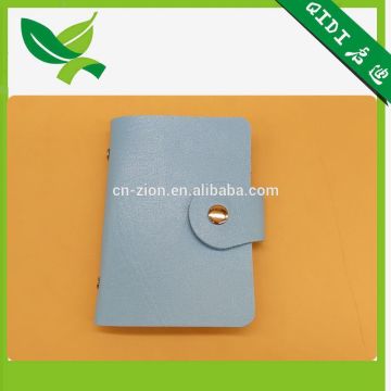 PU leather logo custom credit card holder