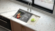 Meiao 32x19 Undercounter Low Centre Seam Sink