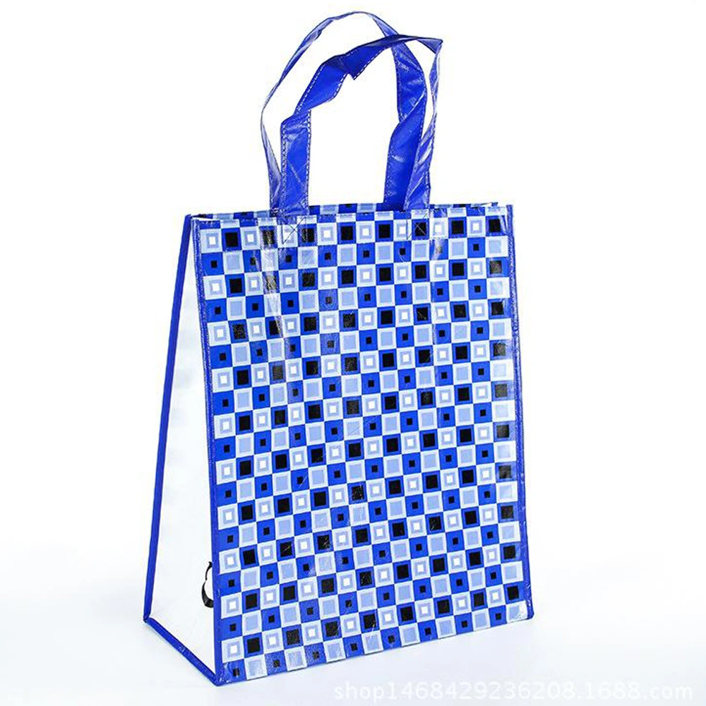 Custom PP Laminated Non Woven Bag Rafia Polypropylene Woven Fabric Carry Bag