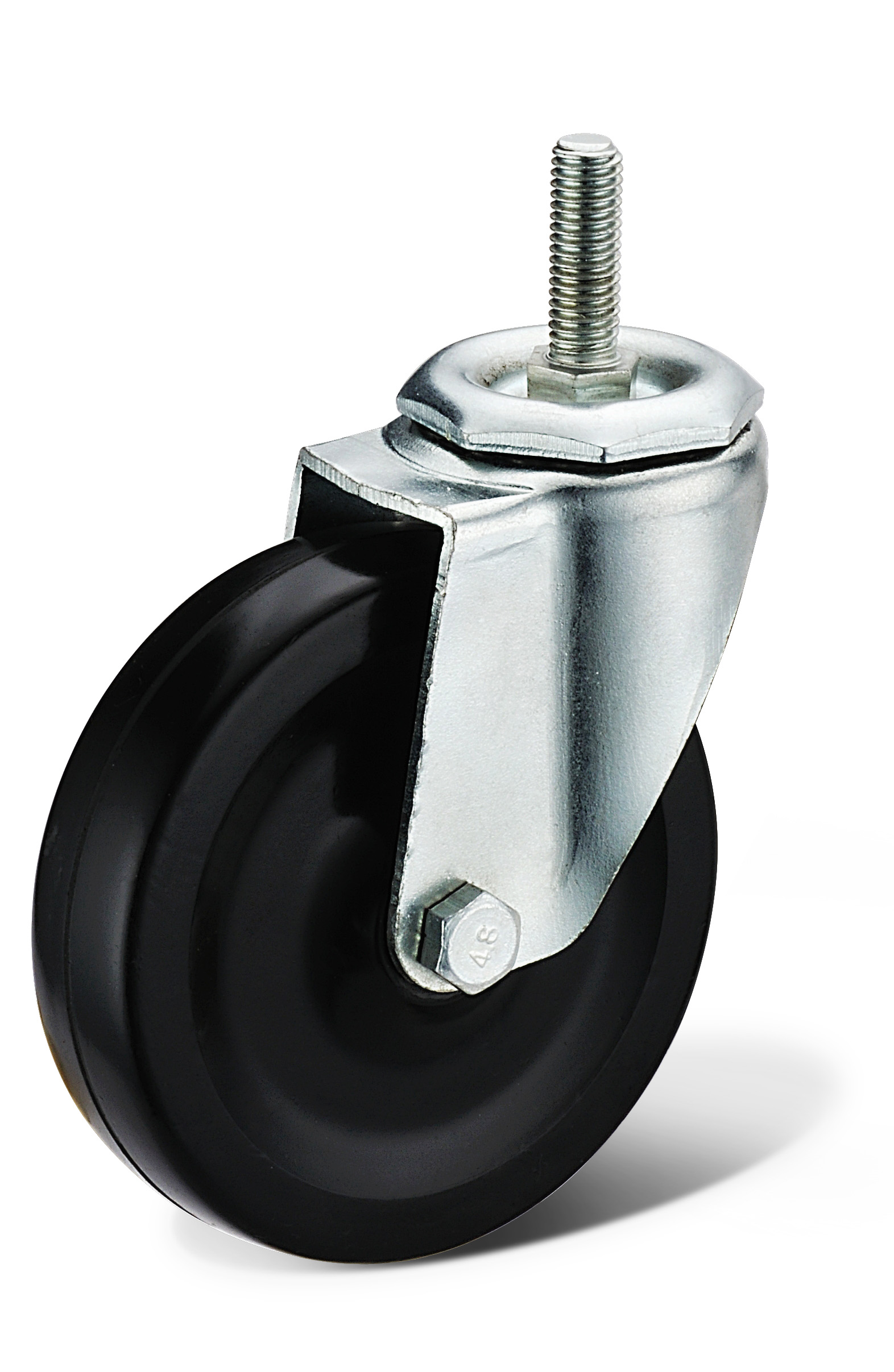 Black Tubber Screw Caster