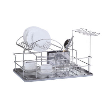 two tier large dish rack
