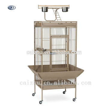 Big wrought iron playtop parrot cages