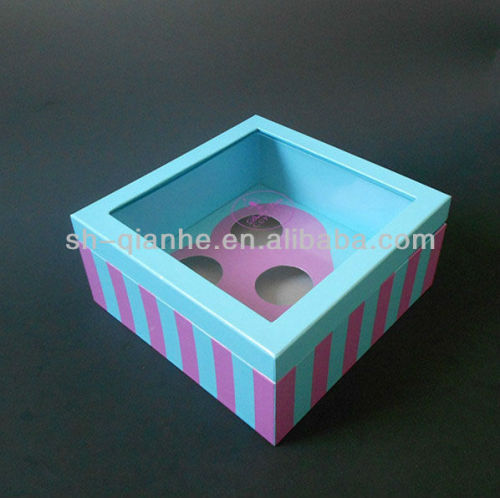 custom cake box/window box