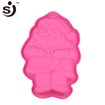 Christmas Cute Santa Design Silicon Baking Cake Pan