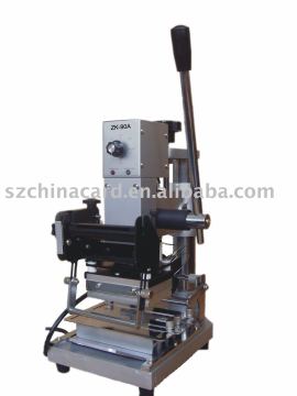 Card tipper machine Hot heat press stamping machine Tipper signature panel machine
