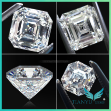 wholesale moissanite price per carat charles&keith 8x8mm asscher moissantie