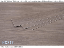 Stone Polymer Vinyl Flooring Products Waterproof