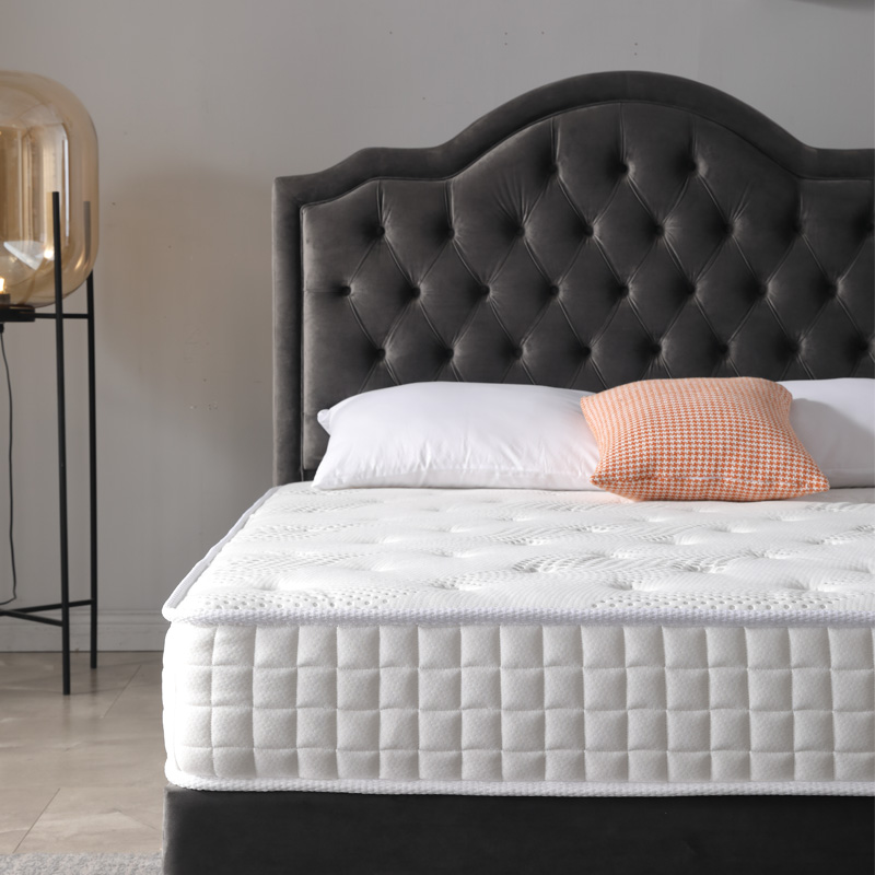 Pocket Spring Mattress Factory por atacado Luxo Branco OEM estilo de embalagem Móveis de mobília Pocket Spring Mattress Factory Wholesale Luxury White OEM Style Fabric Packing Furniture Bedroom1