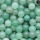 Зеленые авентуриновые 8 -миллиметровые каменные шарики дома