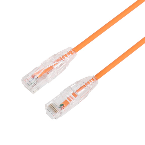 Cable de conexión Gigabit Cat6 RJ45 sin enganche moldeado delgado