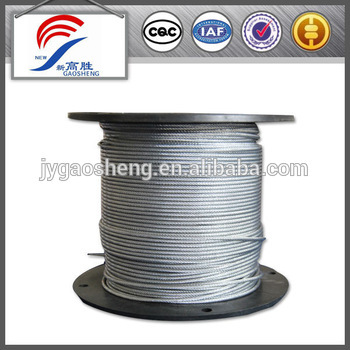 6x7 Braided Galvanised Steel Wire Rope