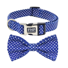 Cute Soft Dog Collar with Bowtie