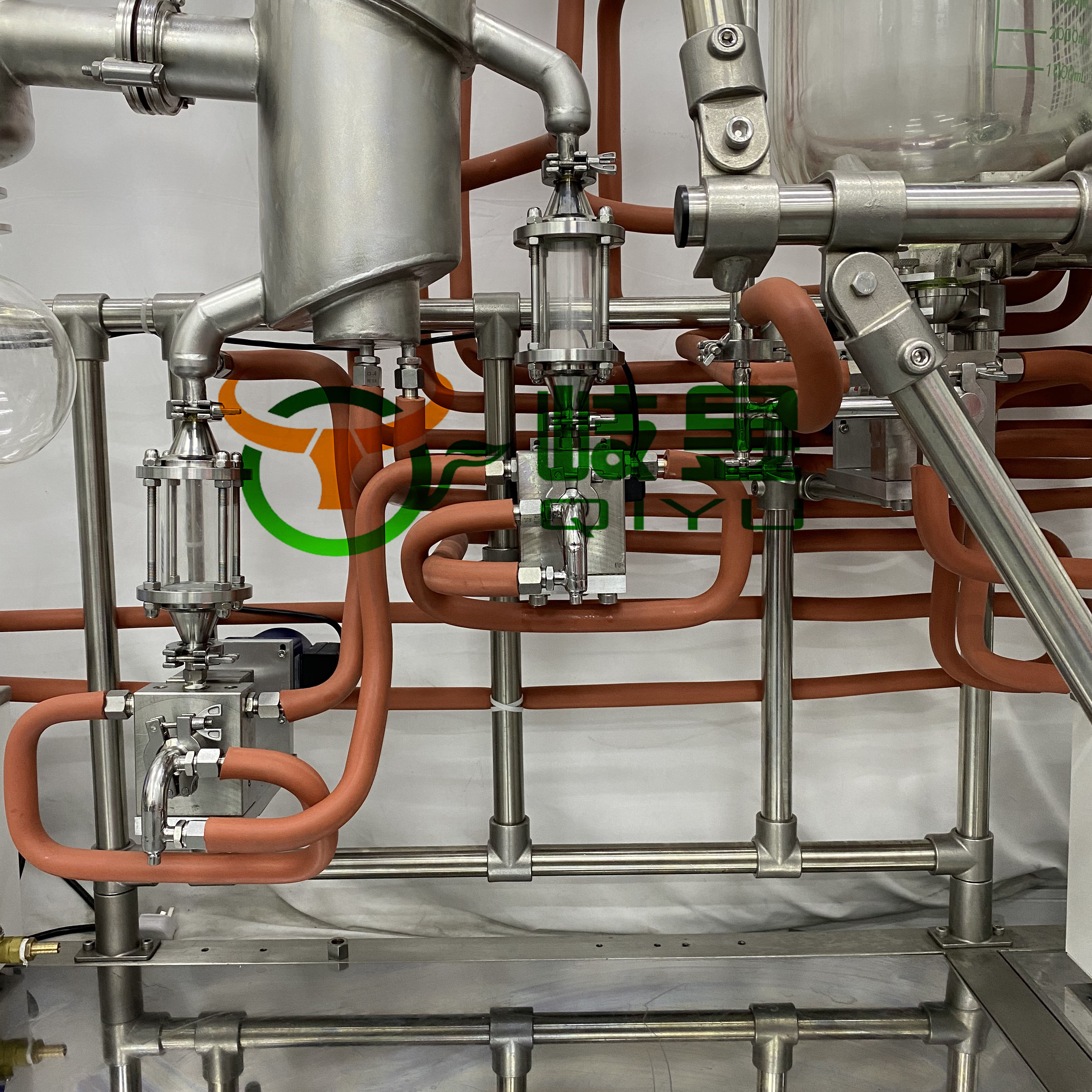 CBD Oil Distiller Short Path stainless steel Molecular Distillation with Diffusion pump for free