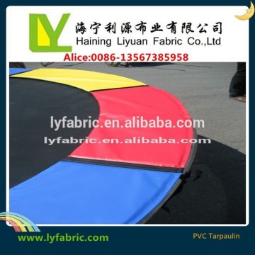 UV stabilized 310gsm 500D PVC vinyl tarpaulin for trampoline