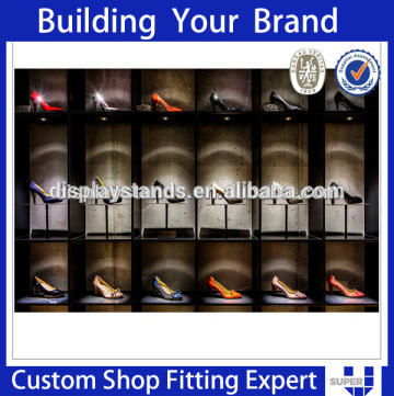 footwear display solutions for flagship store