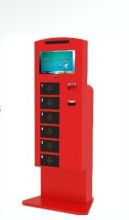 Self - Service Rapid Cell Phone Charging Kiosk , Wireless Mobile Phone Charge Station