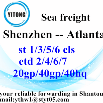 Shenzhen Logistics Transport Service to Atlanta