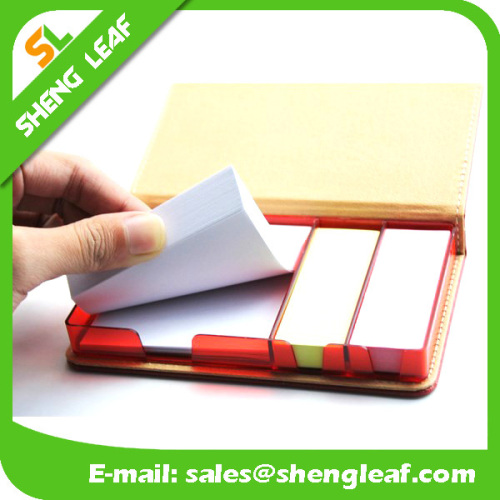 Practical combined sticky memo pads with single cover