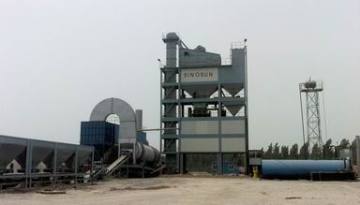 Asphalt batch mix plant