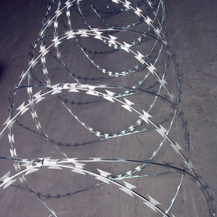 Low Price Galvanized Razor Barbed Wire For Sale