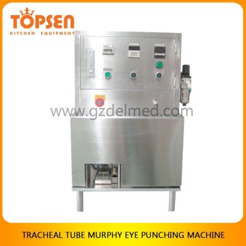 Tailor made tracheal tube murphy eye punching machine for endotracheal tube