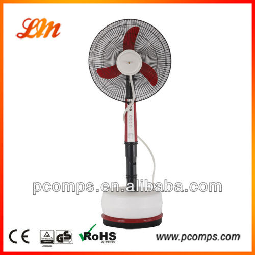 17'' China Solar Rechargeable Misting Fan with 10L Water Tank