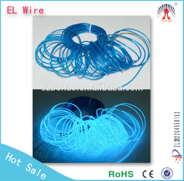 cheap copper el lighting wire/e clamp wire connector/el sound activated wire wholesale