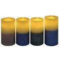 Battery Operated Led Flameless Wax Water Fountain Candles