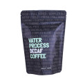 Sac à café noir rôti biodégradable avec soupape