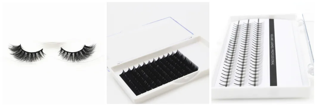 Free Sample The Most Popular Private Label Pure Fur 3D Mink Eyelashes