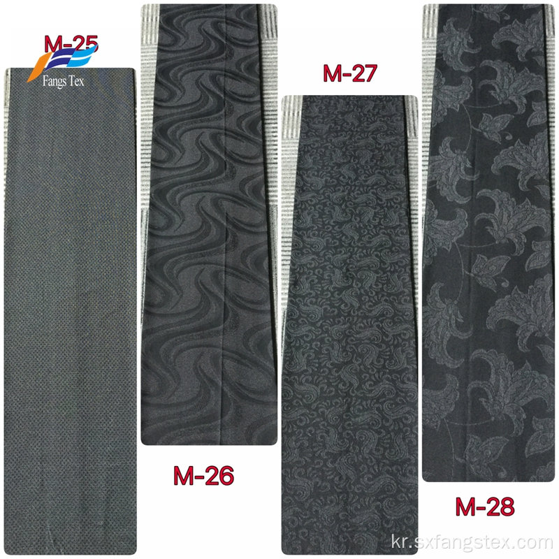 Cusrom Polyester Marvijet Jacquard Formal Black Fabrics