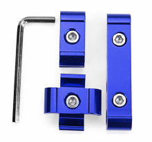 Three mounted spark plug wire divider fixing sleeve