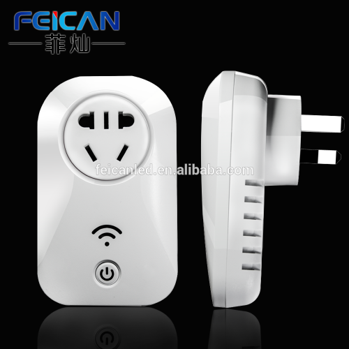 FEICAN LED Online shopping wifi outlet Smart Socket Outlet Plug Turn ON/OFF Electronics from Anywhere