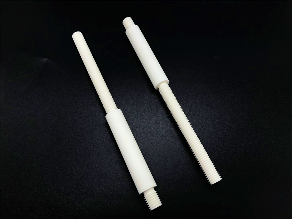 Machining of zirconia ceramic thread tools and alumina ceramic thread components