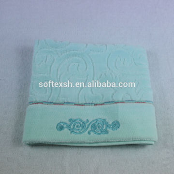 100% cotton high quality towel set emboidery