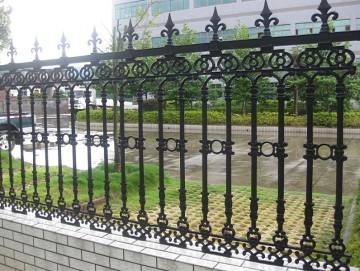 Security garrison fencing for school