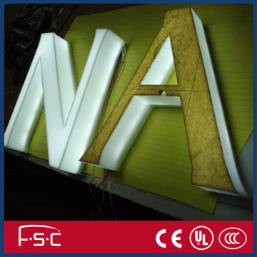 advertising front light 3d acrylic letters