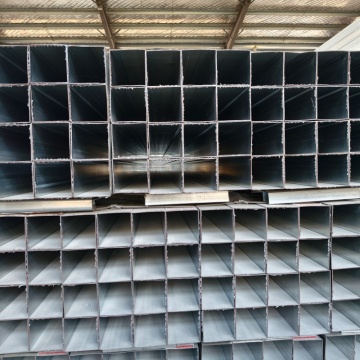 Tubo quadrato zincato 98*98*1,3 mm