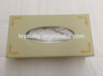 Custom Leather Tissue Holder/Hotel Supply