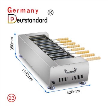 horno de pastel de chimenea horizontal comercial para la venta