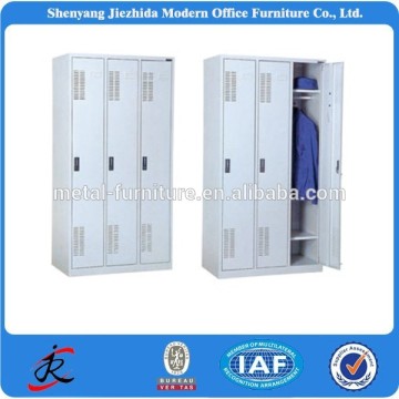 OEM wardrobe 3 door cheap steel wardrobe/cheap wardrobe closet