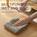 customized absorbent coral fleece kitchen cleaning towel