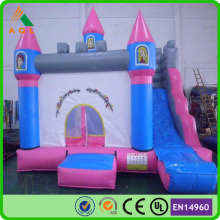 Wonderful inflatable castle with slide/ inflatable bounce castle