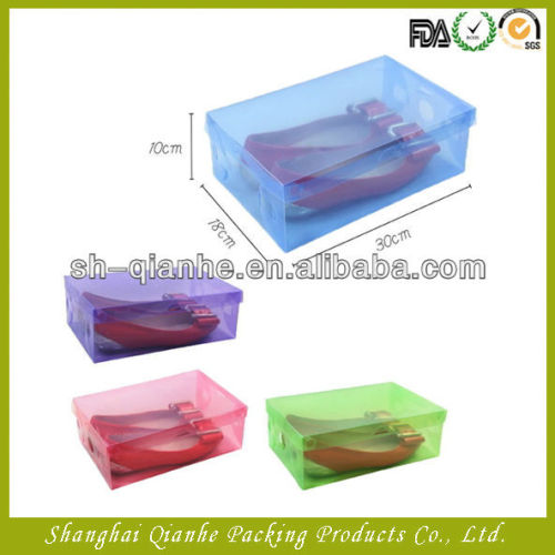 PVC shoe box for lady ,PVC box, storage box