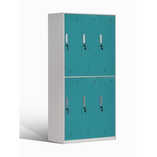 2 Tier Steel Lockers 2 Tone Coloring