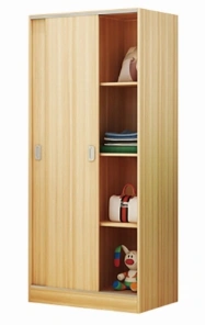 Customized Modern 2 Door MDF Wood Wooden Clothes Wardrobe