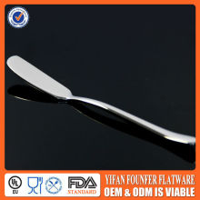 2016 customed logo butter knife stainless steel